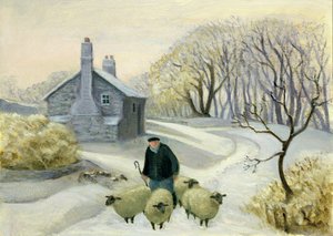 De schapen leiden