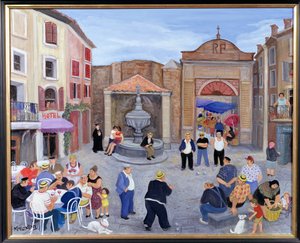 Dorp in de Provence door Margaret Loxton
