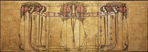 De Meikoningin door Margaret MacDonald Mackintosh