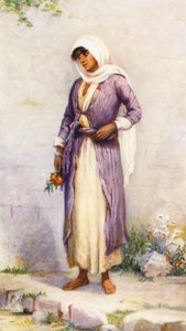 Een Druze Vrouw door Margaret Thomas