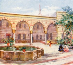Hof van het huis van Asad Pasha, Damascus