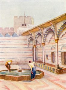 Moskee es Sinamiyeh, Damascus door Margaret Thomas