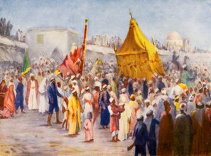 Terugkeer van de Hadj van Mekka naar Damascus door Margaret Thomas