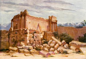 De Kleine Tempel, Baalbek, Exterieur