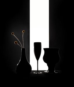Donkere, elegante silhouetten