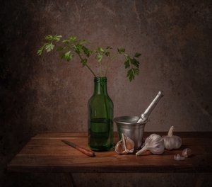 Ingrediënten voor een rustieke keuken