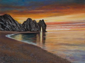 Durdle Door, Dorset door Margo Starkey