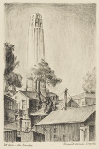 Coit Tower, San Francisco door Marguerite Redman Dorgeloh
