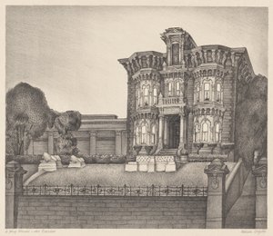 M.H. van Young Mansion, San Francisco door Marguerite Redman Dorgeloh
