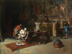 De Prentverzamelaar door Marià Fortuny