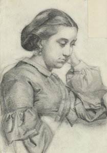 Borstbeeld van een Jonge Dame door Marià Fortuny Marsal