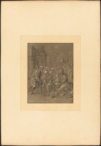 Bezoek van Sint Elisabeth aan de Heilige Familie door Maria Catharina Prestel after Hans Brosamer