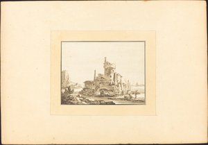 Landschap met een Ronde Toren