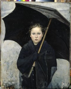 De Paraplu door Maria Konstantinova Bashkirtseva