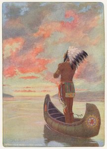 Illustratie voor Hiawatha door Longfellow