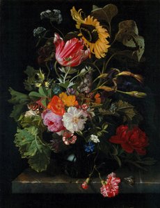 Boeket bloemen in een vaas