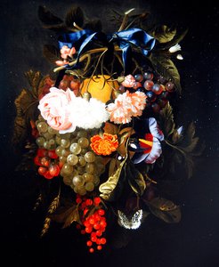 Een Guirlande van Bloemen en Vruchten