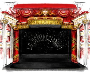 La Scala, 2018 (aquarel op papier, digitaal)