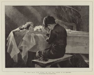 Ga, je moet alleen spelen, mijn jongen, je zus is in de hemel door Marianne Stokes