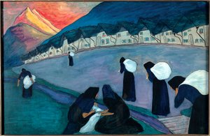 Zwarte vrouwen door Marianne von Werefkin
