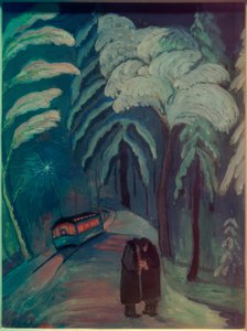 Blauwe vonk door Marianne von Werefkin