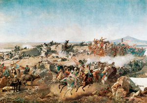 De Slag bij Tetouan door Mariano Fortuny y Marsal