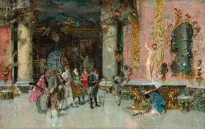 De keuze van een model door Marià Fortuny