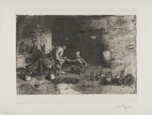 Schoenmaker in Marokko door Mariano Fortuny y Marsal
