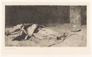 Dood lichaam van een Kabyle