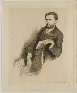 Portret van de Criticus Gustave Geffroy