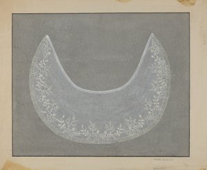 Geborduurde Kraag, ca. 1936 door Marie Famularo