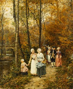 De Middagwandeling, 1879