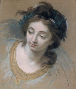 Vrouwenhoofd, 1780 door Marie Louise Élisabeth Vigée Lebrun