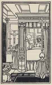 Illustratie voor The Dream Of Gerontius door Kardinaal Newman door Marie Preaud Webb