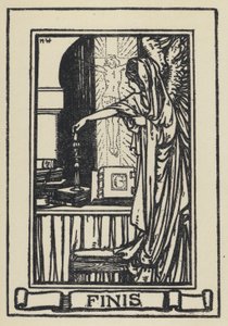 Illustratie voor De Droom van Gerontius door kardinaal Newman door Marie Preaud Webb