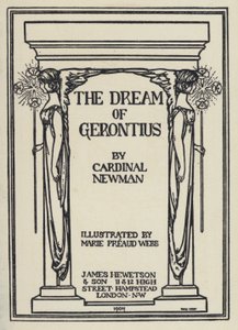 Illustratie voor The Dream Of Gerontius door Kardinaal Newman door Marie Preaud Webb