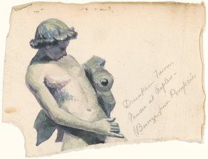 Dronken Faun, Museo in Napels door Marietta Minnigerode Andrews