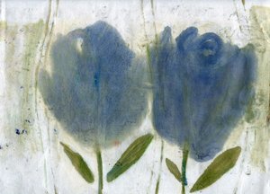 Blauwe Tulpen door Marina Falco