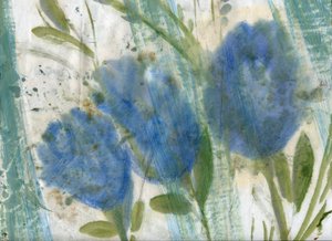 Blauwe bloemen, 2020 door Marina Falco