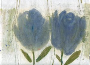 Blauwe Tulpen door Marina Falco