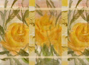 Gele Bloemen 2 door Marina Falco