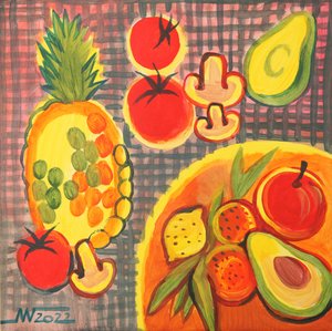 Levendig fruitstilleven