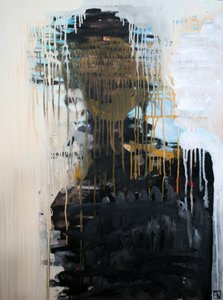 Donkere abstracte figuur door Marina Nelson
