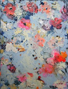 Levendige abstracte bloemen