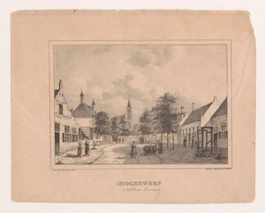 Dorpsgezicht te Amerongen door Marinus Adrianus van Straten