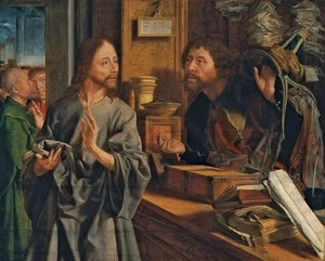 De roeping van Sint-Mattheüs door Marinus van Roejmerswaelen