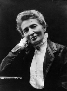 Portret van Anna Kuliscioff (1857-1925) Russische Joodse revolutionair. Foto door Mario Nunes Vis