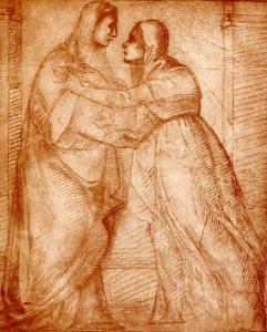 Bezoek van Maria door Mariotto Albertinelli