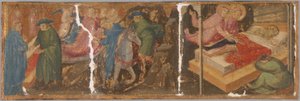 Scènes uit de Legende van de Heiligen Cosmas en Damianus door Mariotto di Nardo