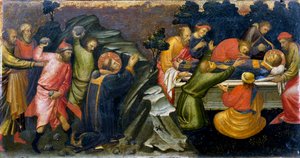 Steniging en begrafenis van St. Stefanus, de eerste christelijke martelaar, ca. 36 ca. 1394-1424